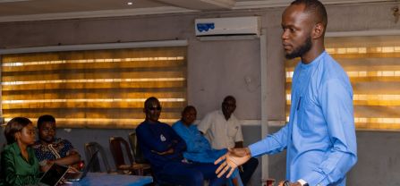 focus group discussion at the Ajeromi Ifelodun Local Government Council