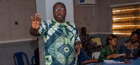 focus group discussion at the Ajeromi Ifelodun Local Government Council