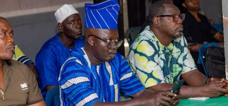 focus group discussion at the Ajeromi Ifelodun Local Government Council