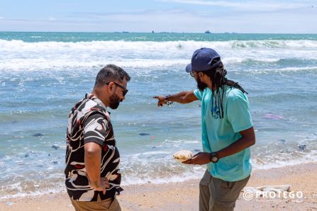 PROTEGO Ghana Picture at beach 